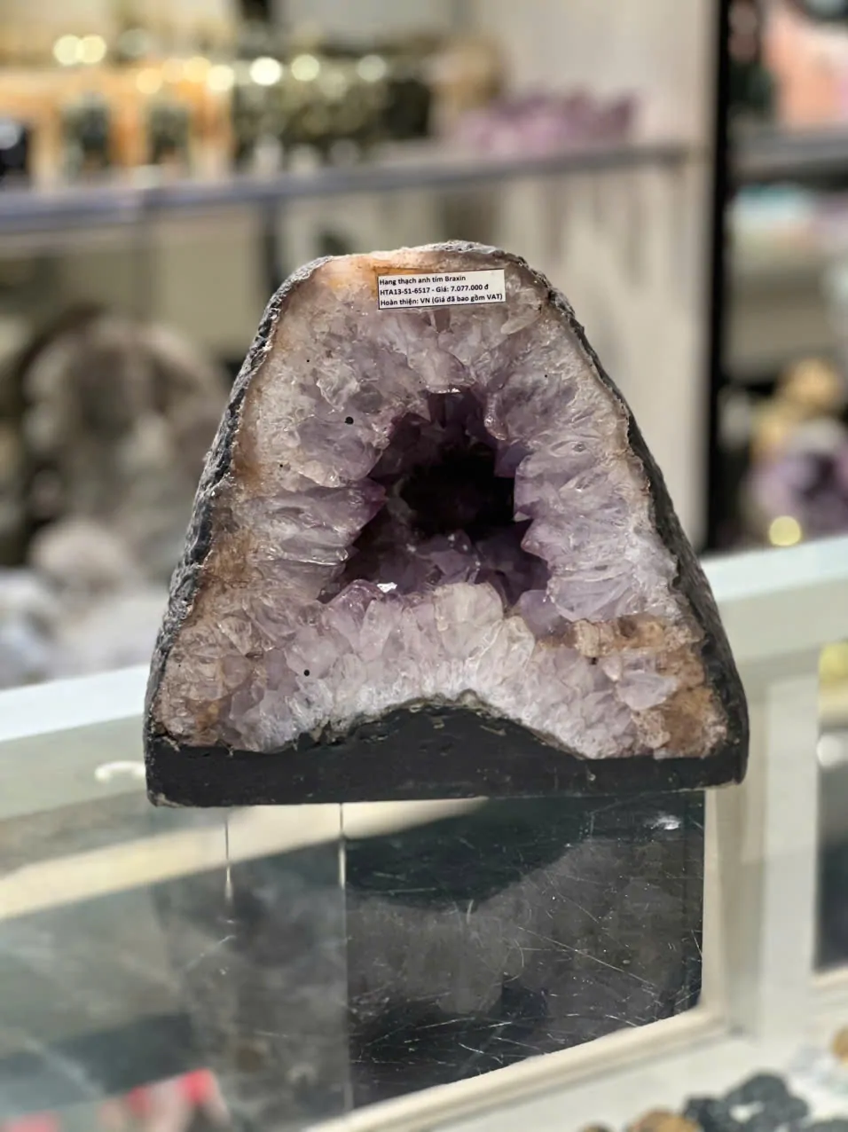 Hang thạch anh tím Braxin HTA13-S1-6517